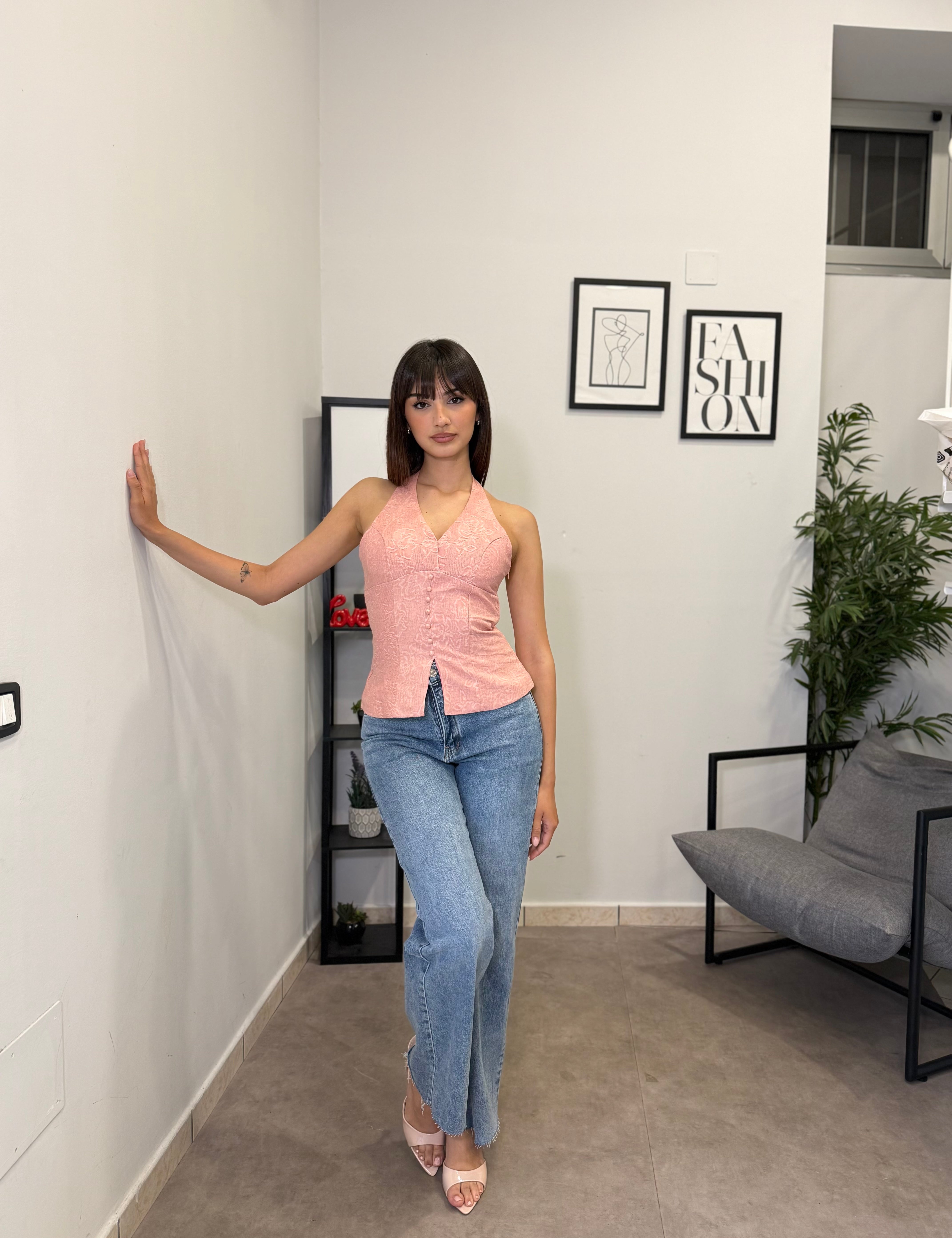 Jeans Wide leg Chiaro 2272