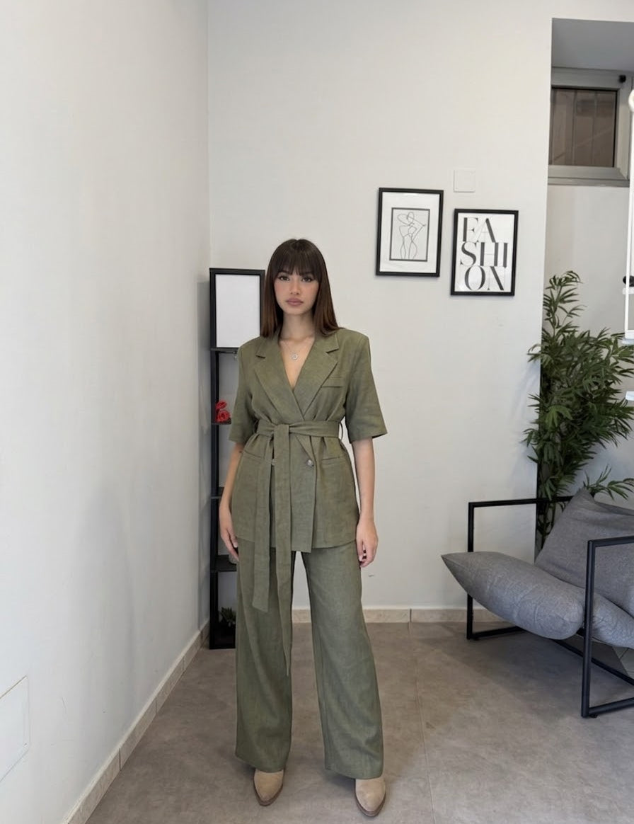 Tailleur in Misto Lino 2637