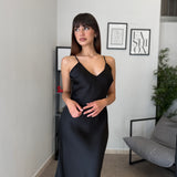 Abito Lungo Satin 2780