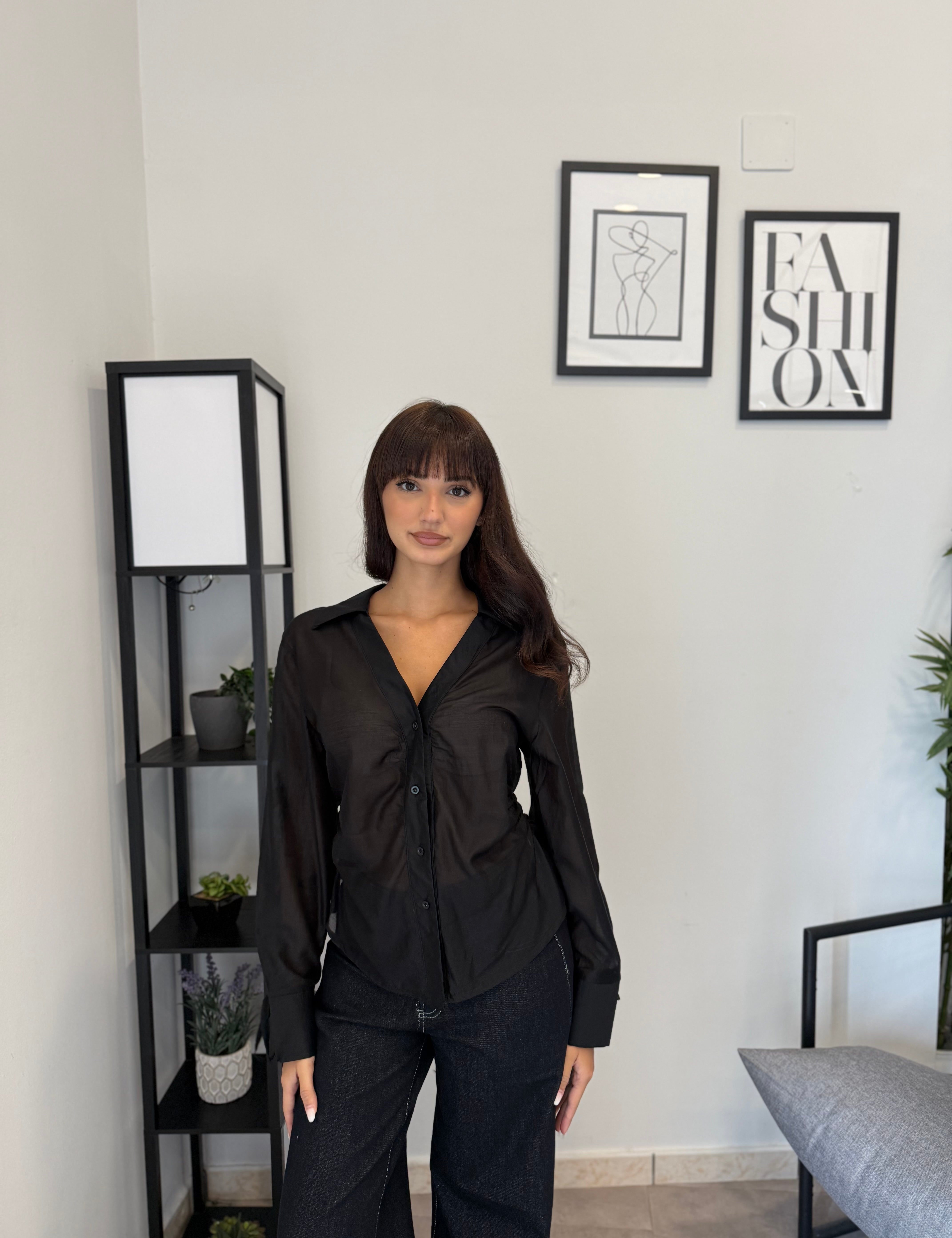 Camicia effetto velato 66628