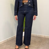 Jeans Wide leg Scuro 5592
