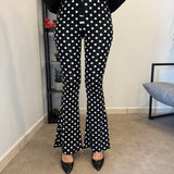 Pantalone a Zampa Pois 6197