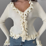 Maglia con rouches 50017