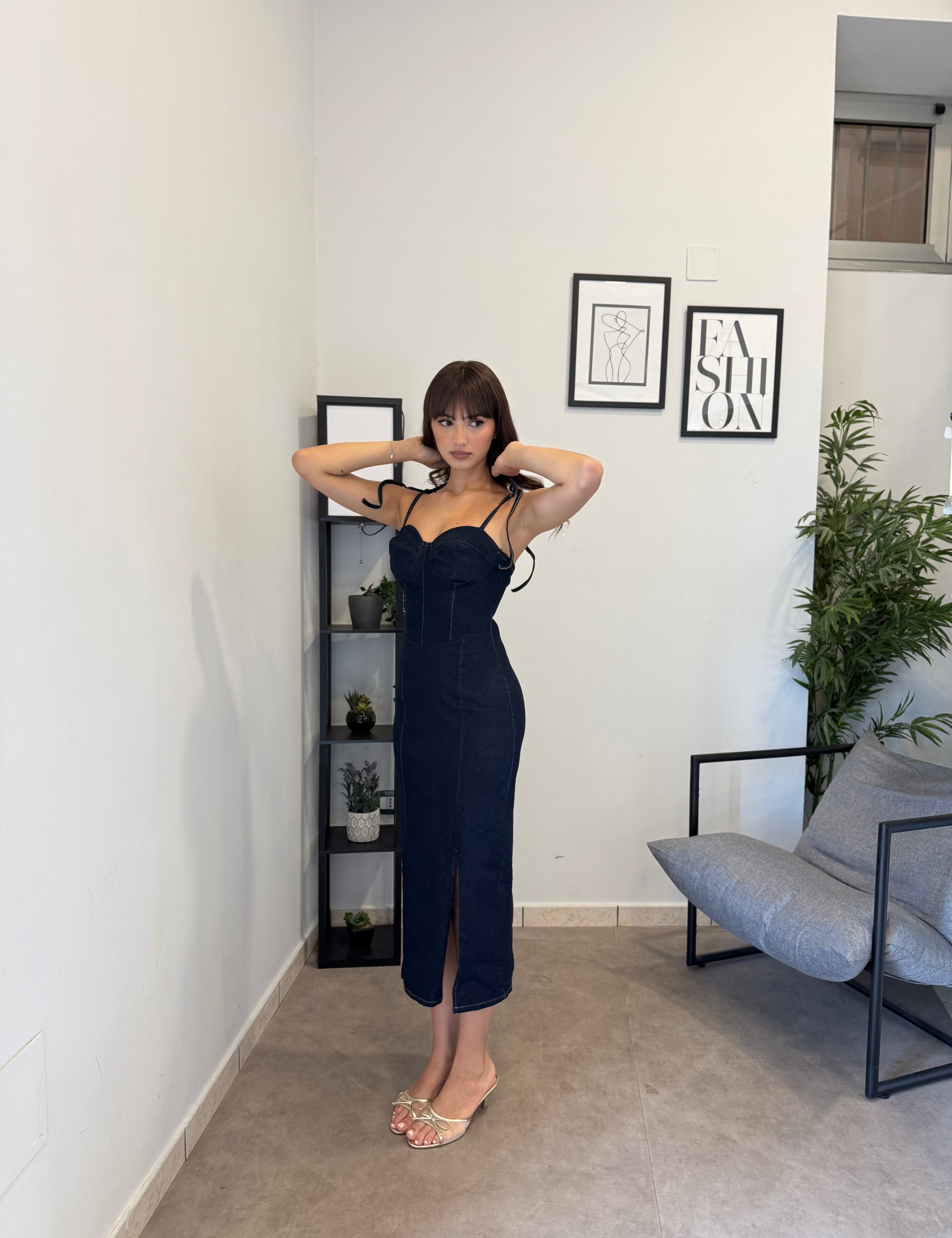 Abito in Denim scuro 4122