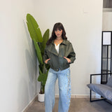 Biker Ecopelle Green 538