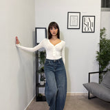 Jeans Ballon Baggy Scuro 3851