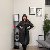Trench in Ecopelle - Black 0134