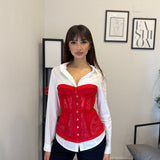 Bustier Rosso 2508