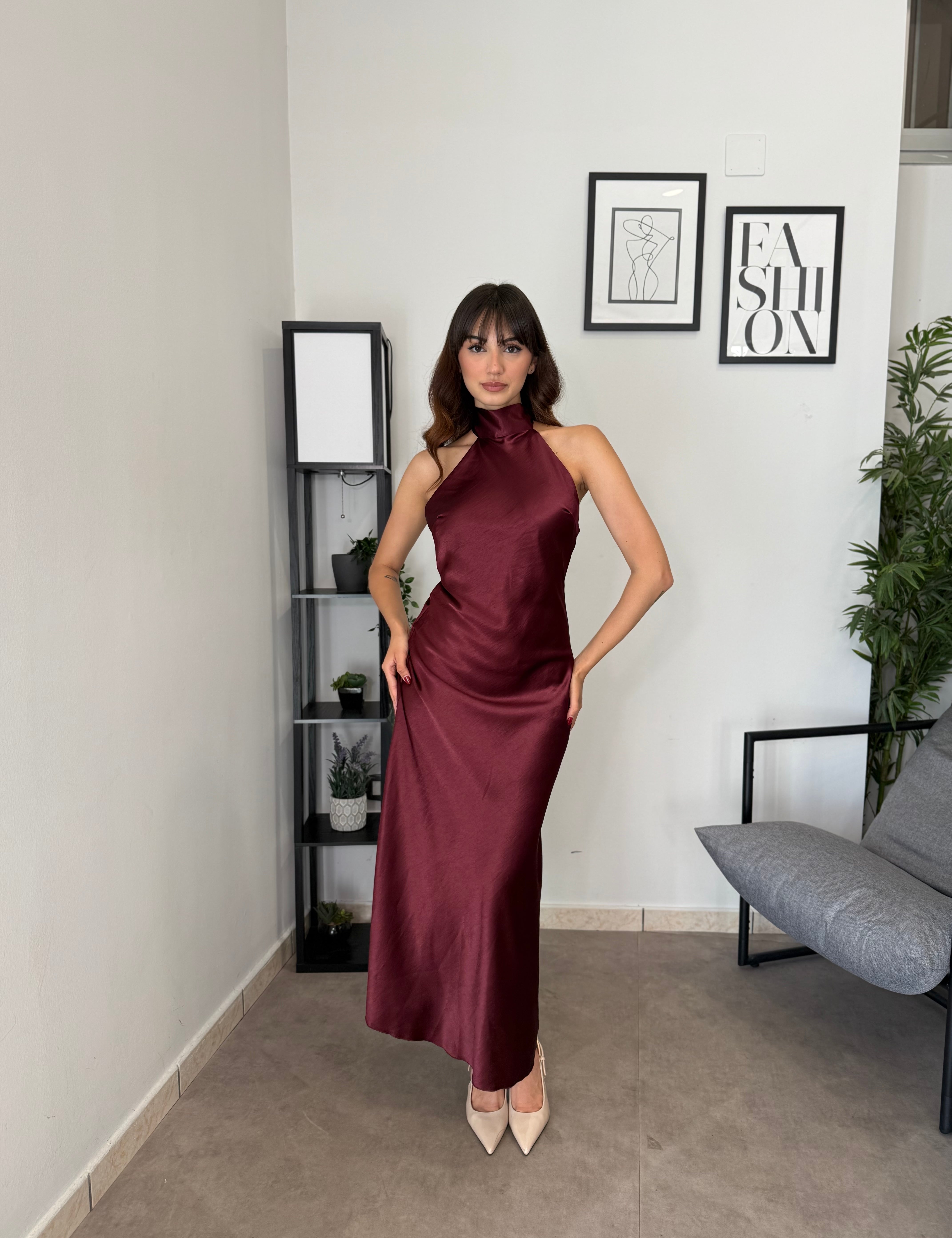 Abito Satin Valentina 2759