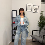 Jeans Gamba Ampia Chiaro 8000-20