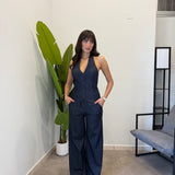 Set-Coordinato in simil denim 4925