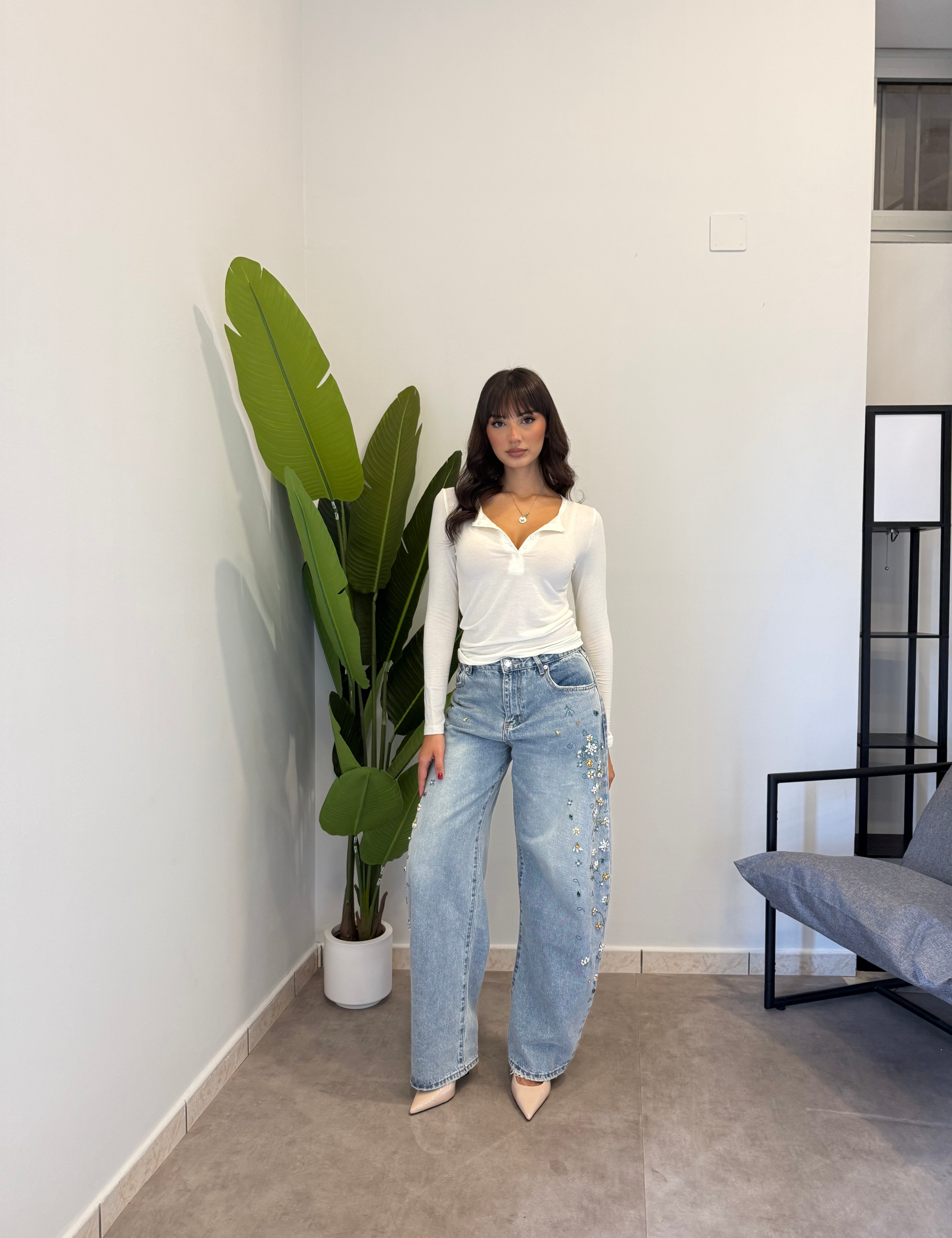 Jeans Balloon Flowers 5260