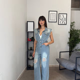 Tuta in Denim 1038