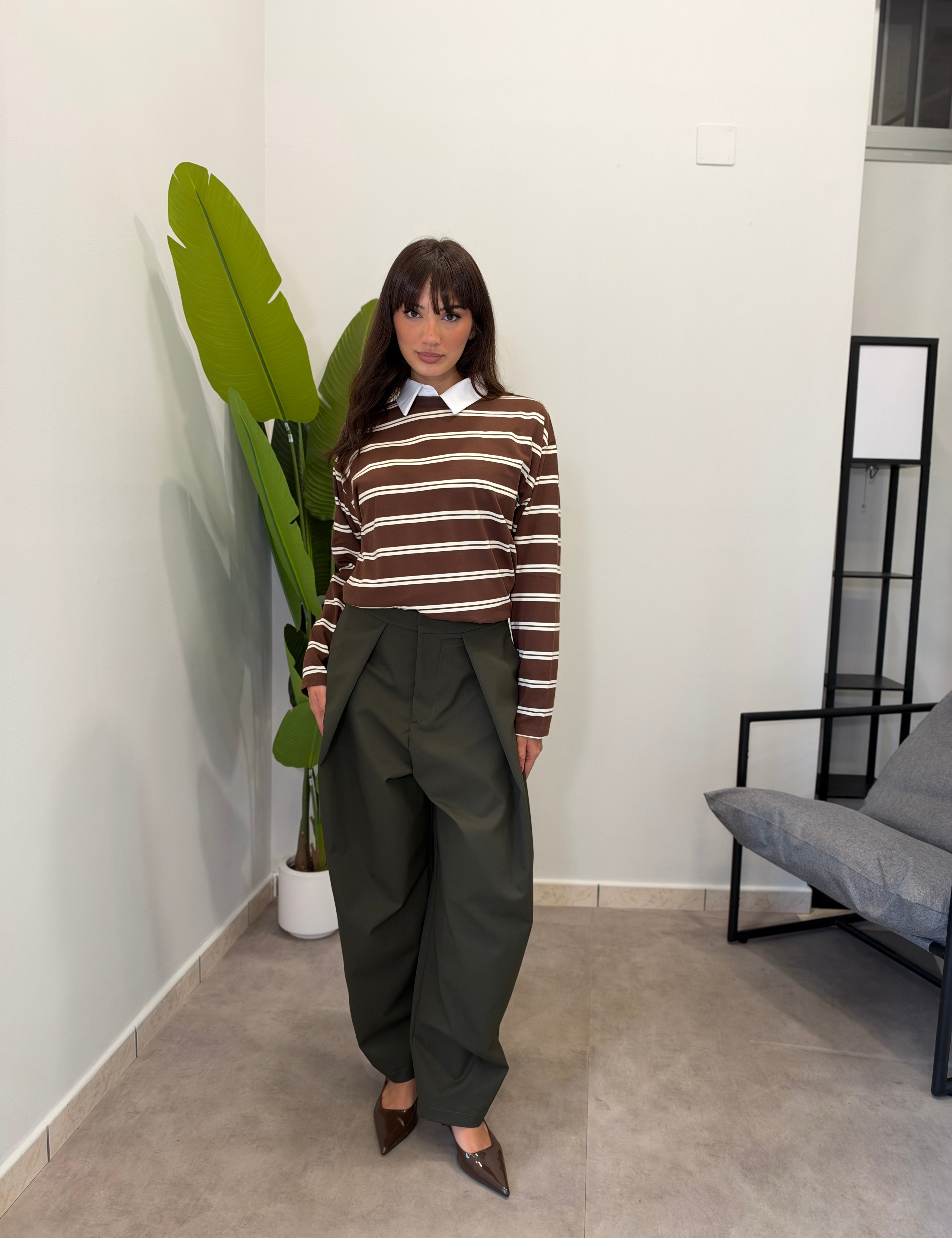 Long Sleeve rigata 5140