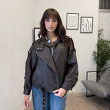 Giubbotto Ecopelle Brown 6680