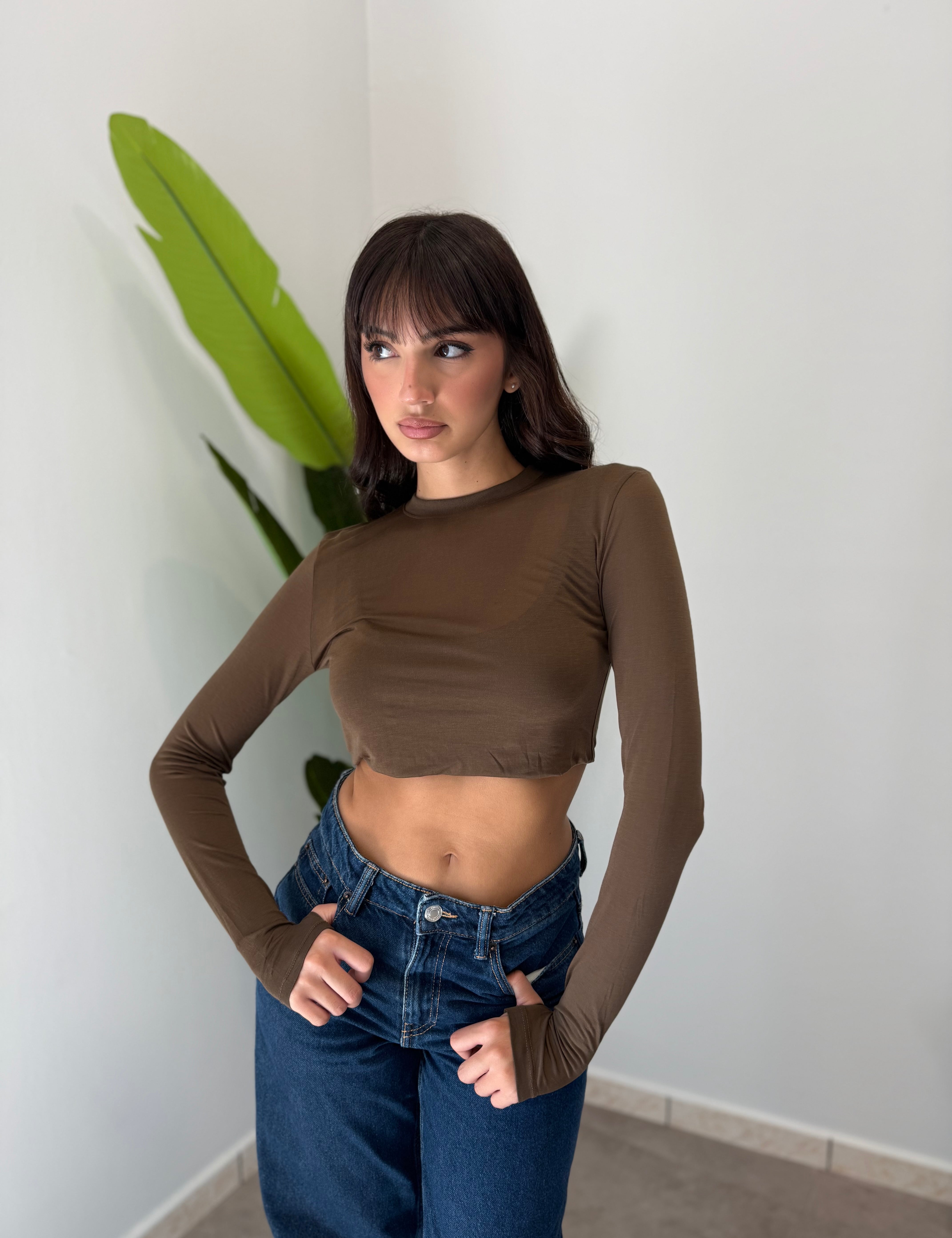 Maglia Crop Iris 0012