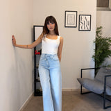 Jeans con strass a lato 5297