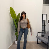 Jeans a Zampa Flora 17