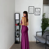 Abito Lungo Satin 60503