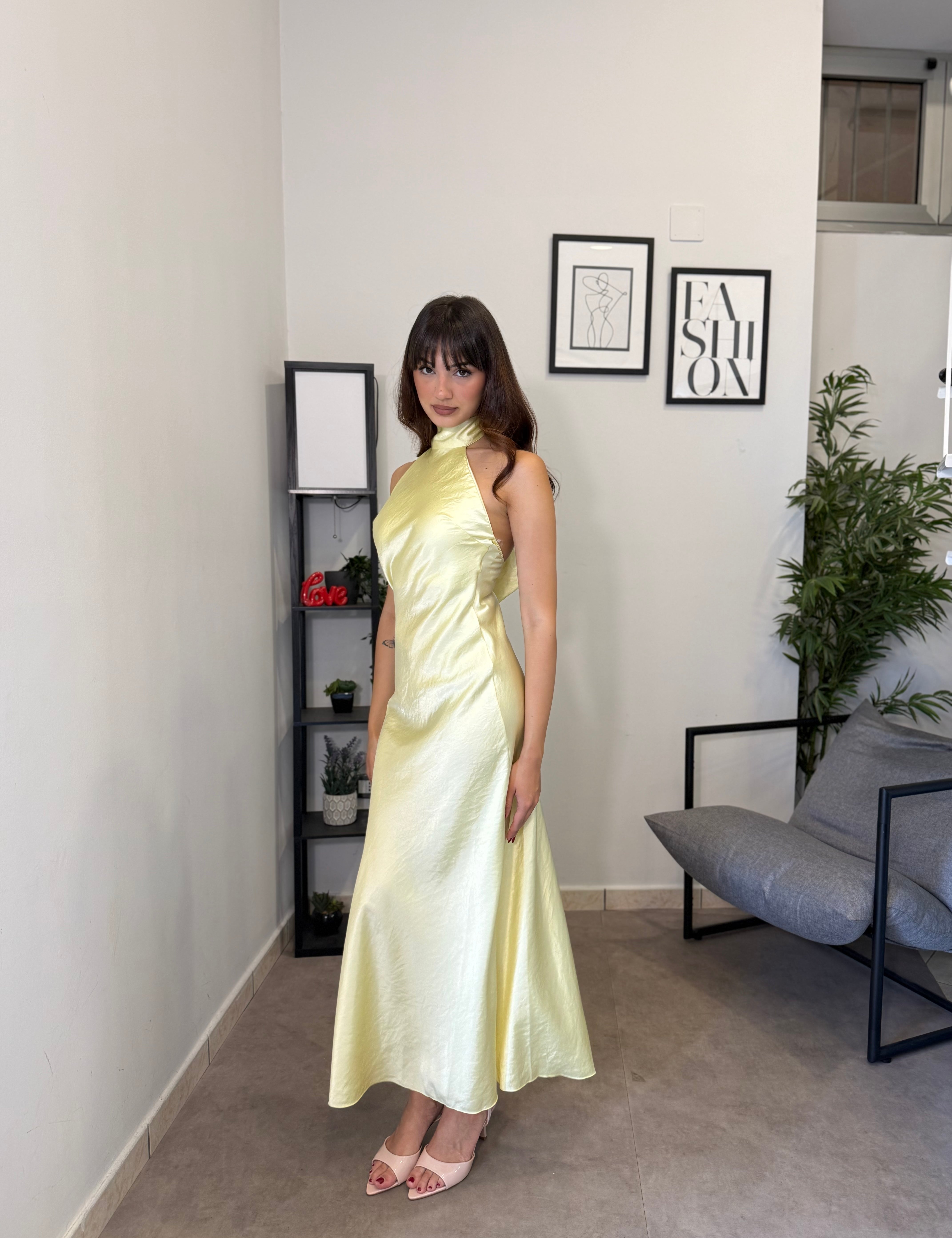 Abito Satin Valentina 2759
