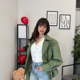 Biker Ecopelle - Green 8963