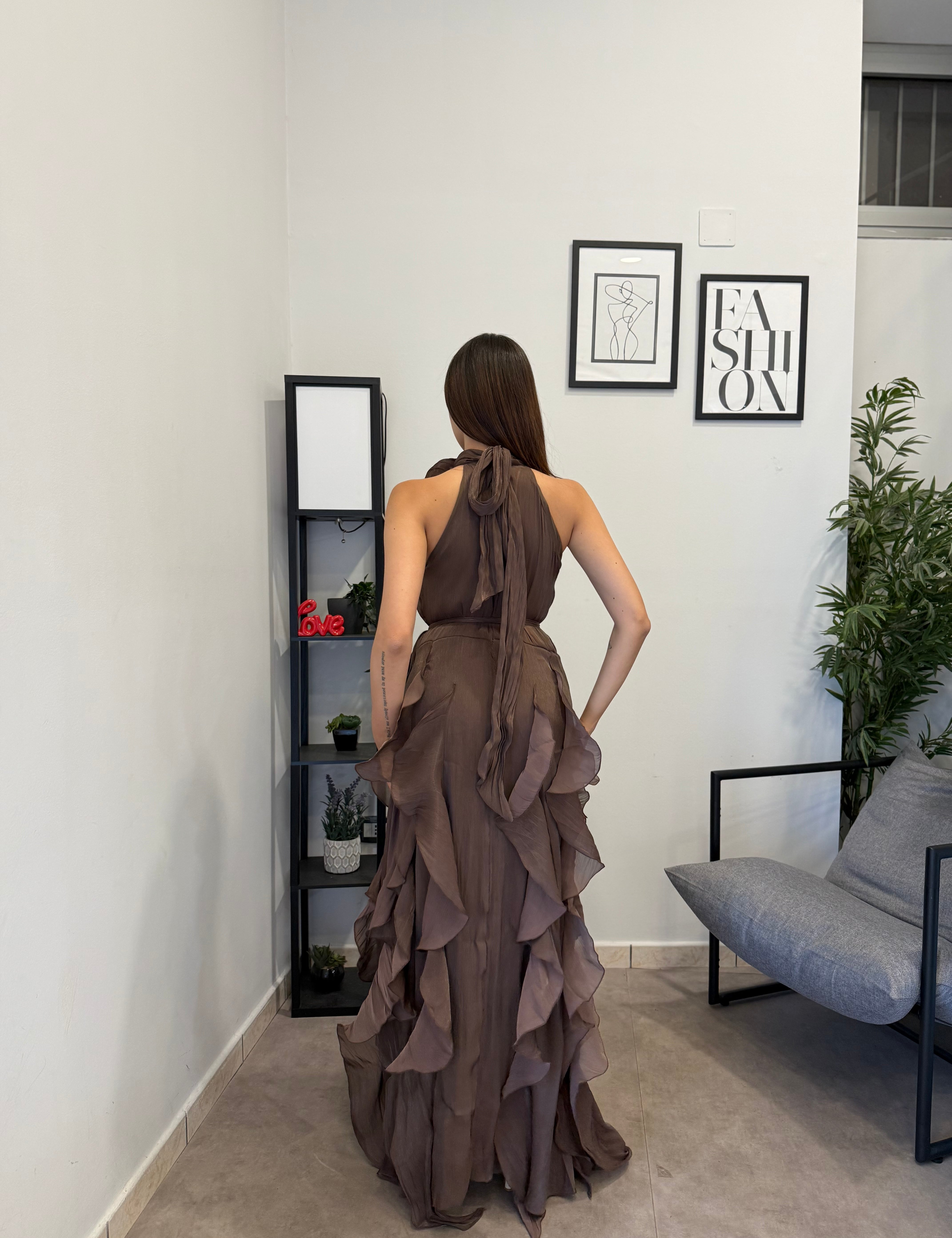Abito Elegant Rouches 1382