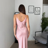 Abito Lungo Satin 2780