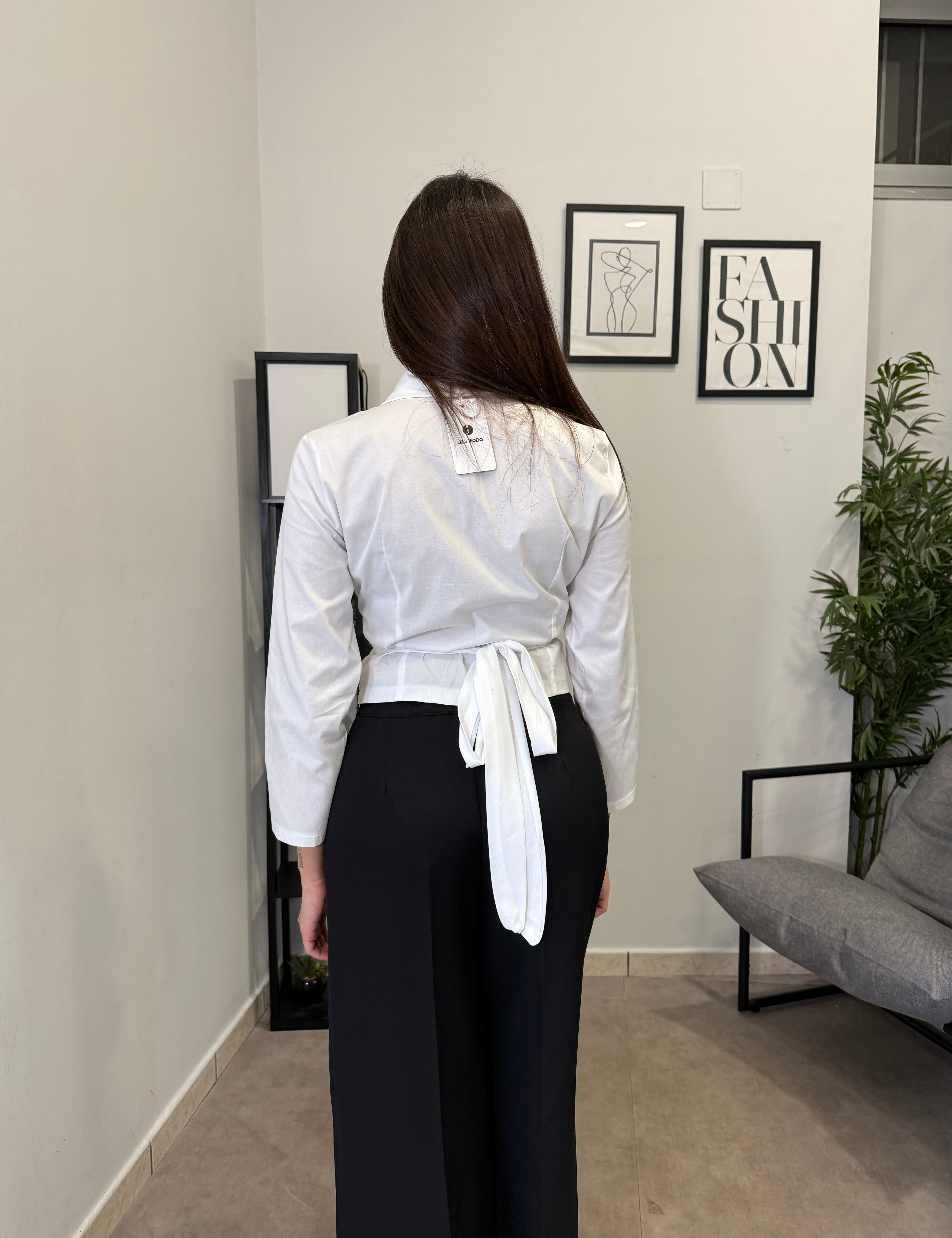 Camicia Incrociatina - Bianca 2120
