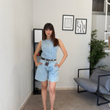 Set-Coordinato in denim Chiaro 2759