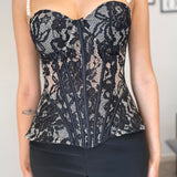 Bustier in Pizzo 1970