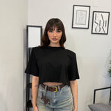 T-Shirt Crop Just West 1906