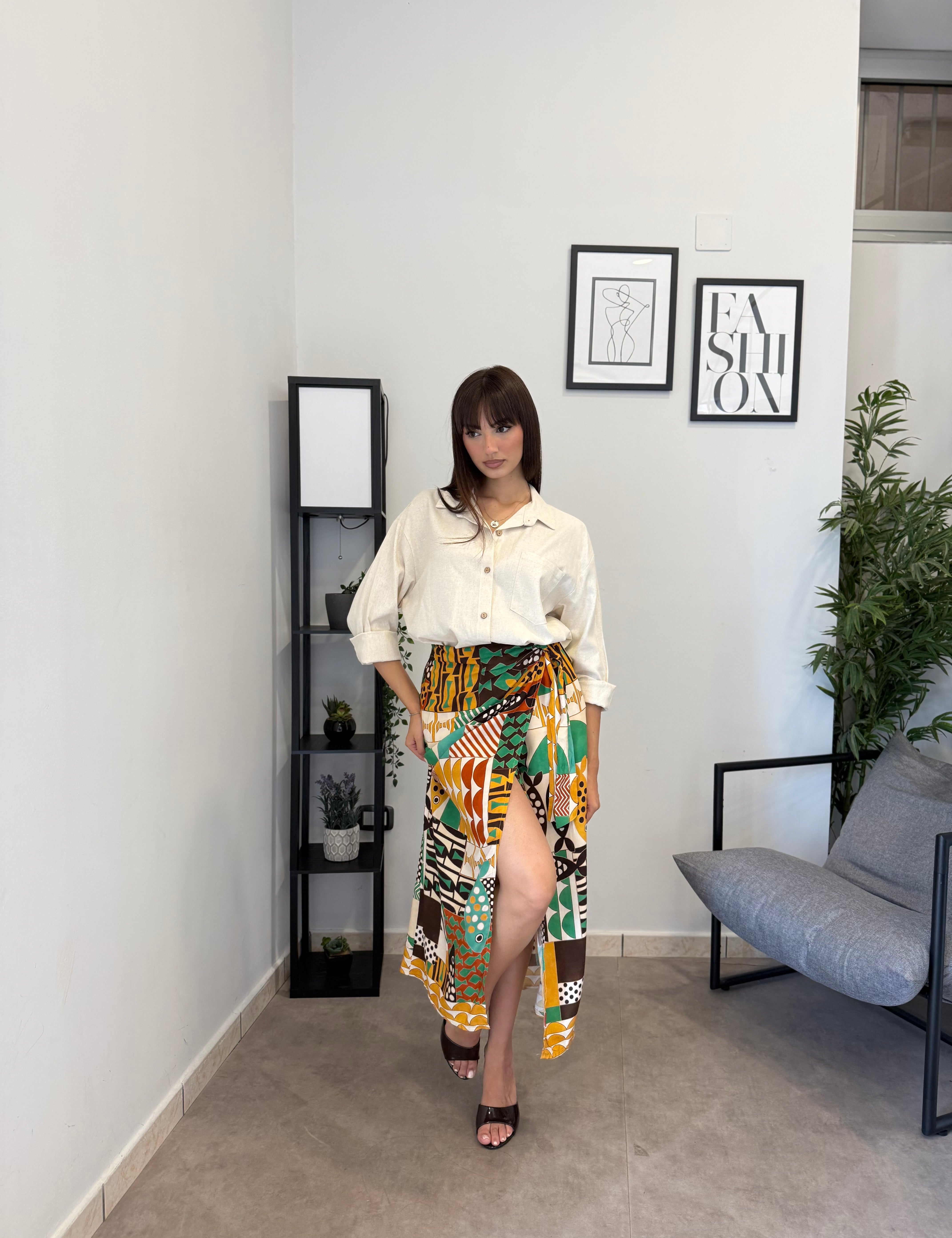 Gonna Pareo Etnic Green 2627