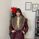 Giacca Ecopelle Lux - Bordeaux 1231