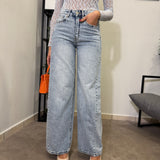 Jeans Wide leg chiaro 3022