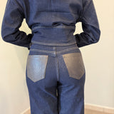 Jeans Wide leg Scuro 5592