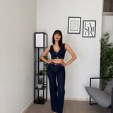 Jeans Gamba dritta scuro 2417