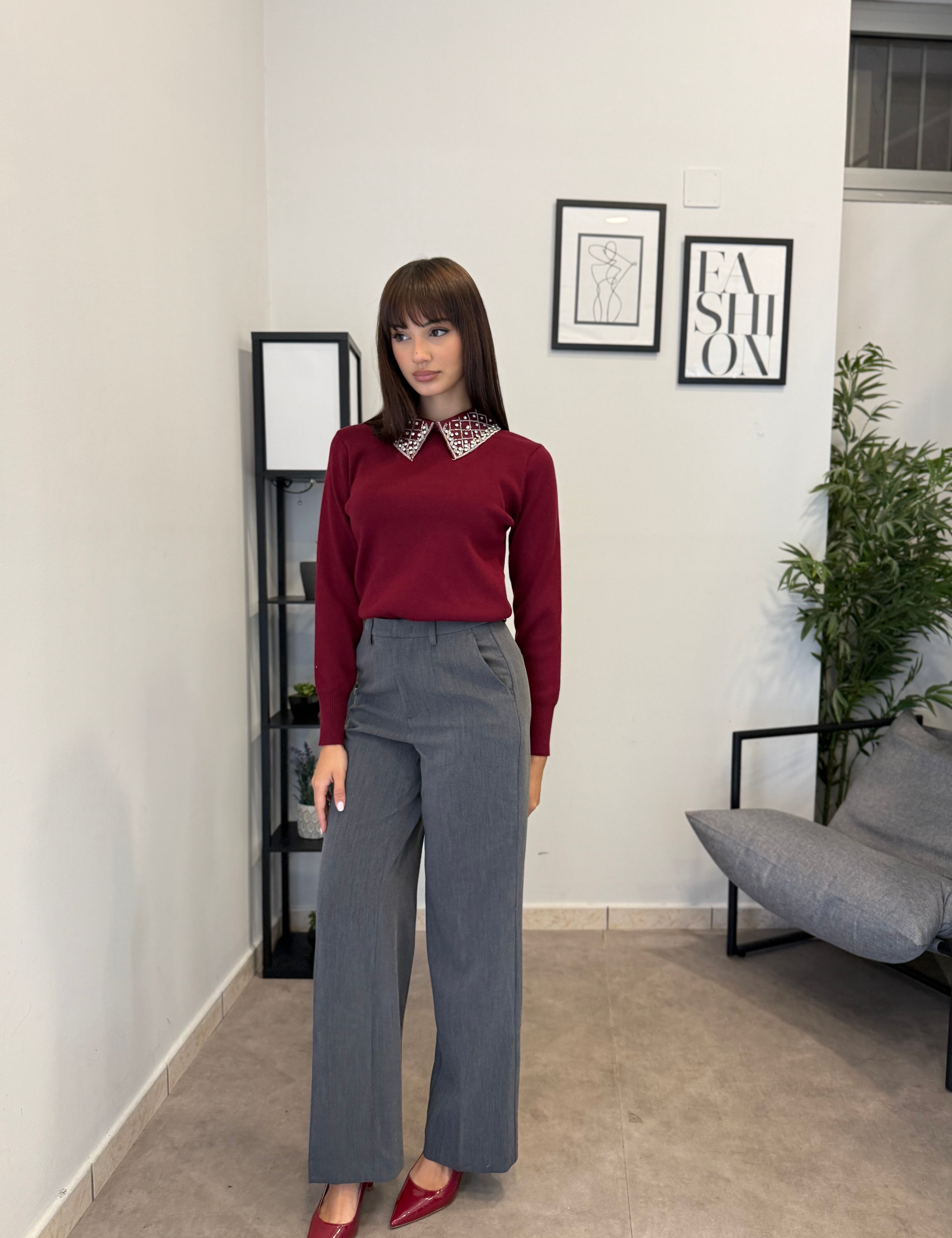 Pantalone Classic Fit - Grigio 1920