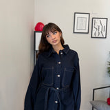 Camicia in Denim Scuro 918