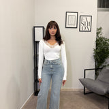 Jeans Chiaro Gamba dritta  8336