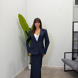 Tailleur Gessato con Gonna 6705