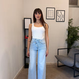 Jeans con strass a lato 5297