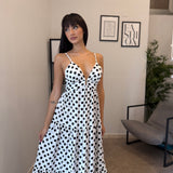 Abito Lungo Pois 2674