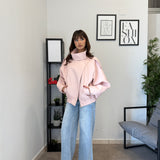 Biker Ecopelle Rosa 5009