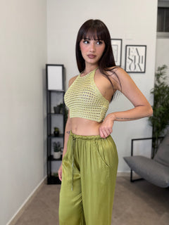 Crop Top in Crochet 2372