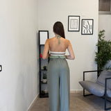 Pantalone in misto lino 5845